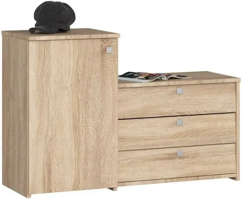 Tumba pentru incaltaminte Akord S16 (Sonoma Oak)