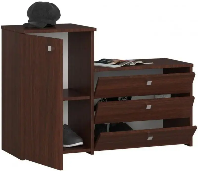 Tumba pentru incaltaminte Akord S16 (Wenge)