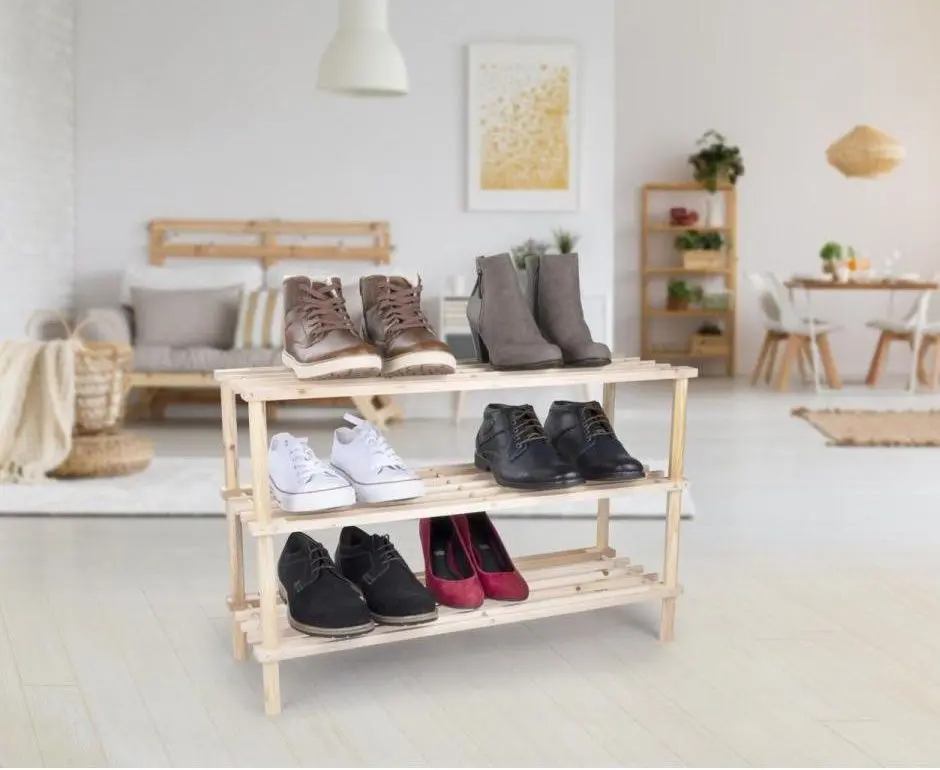 Стеллаж для обуви Alpina 3 Levels 472980 (Natural) - 3