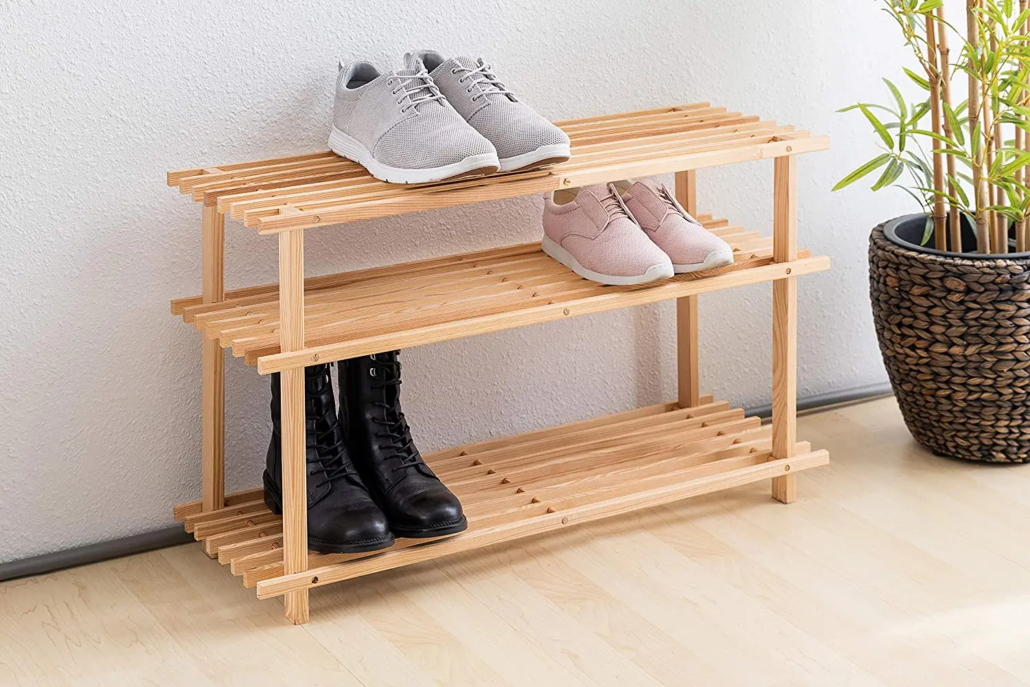 Стеллаж для обуви Axentia 116725 (Wood) - 6