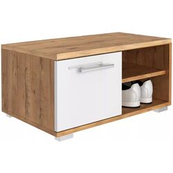 Тумба-банкетка BonMebel Magica San Marino (Бунратти/Белый Глянец)