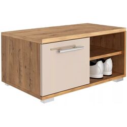 Тумба-банкетка BonMebel Magica San Marino (Бунратти/Бежевый Глянец)