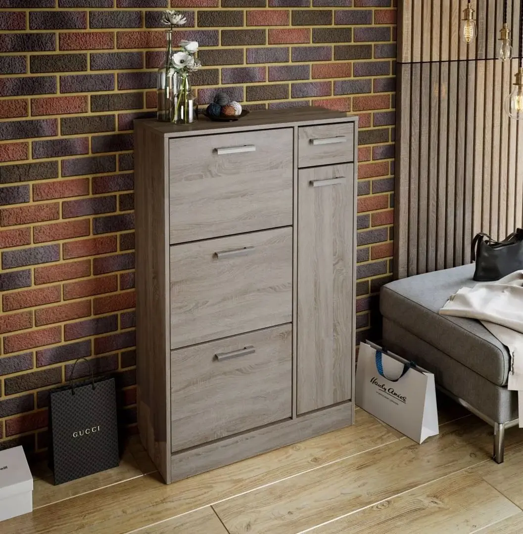 Тумба для обуви BonMebel Кельт (Дуб Сонома Трюфель) - 3