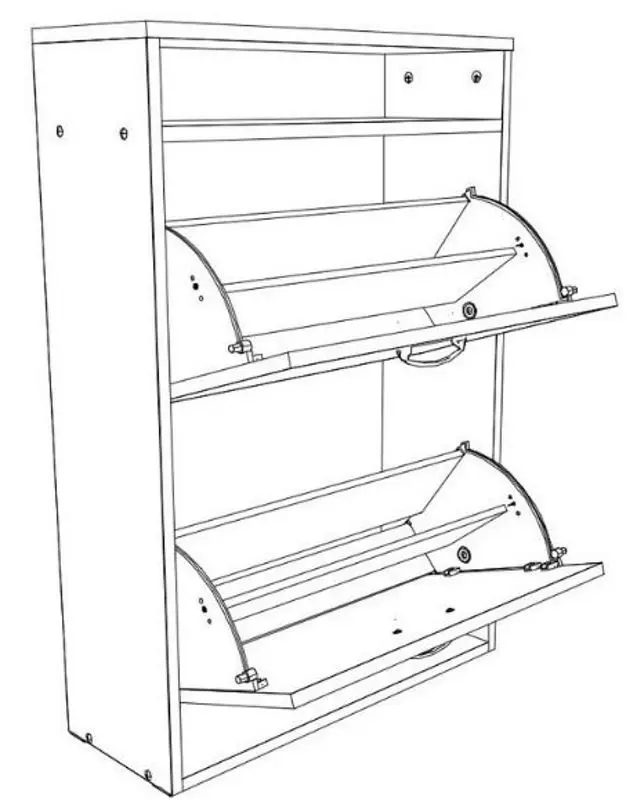 Тумба для обуви BonMebel О-2 (Венге) - 2