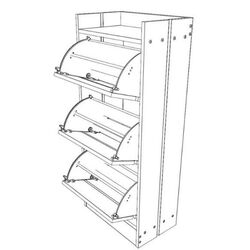 Tumba pentru incaltaminte BonMebel О-4 (Sonoma Oak) Thumb
