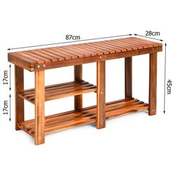 Стеллаж для обуви Costway HW62414 (Natural) Thumb