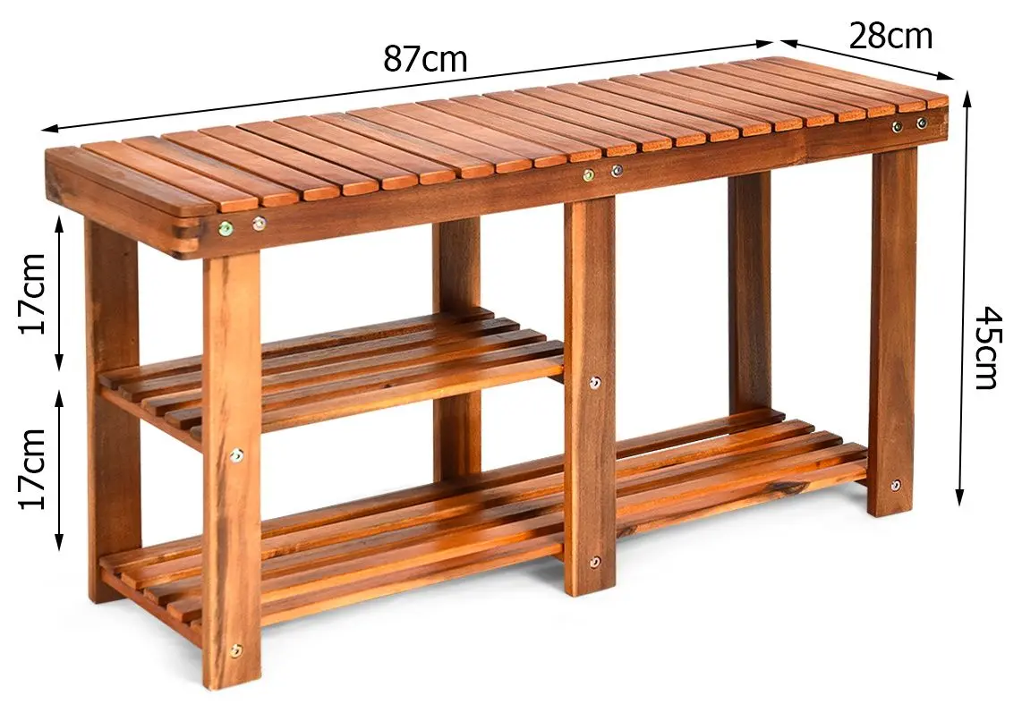 Стеллаж для обуви Costway HW62414 (Natural)