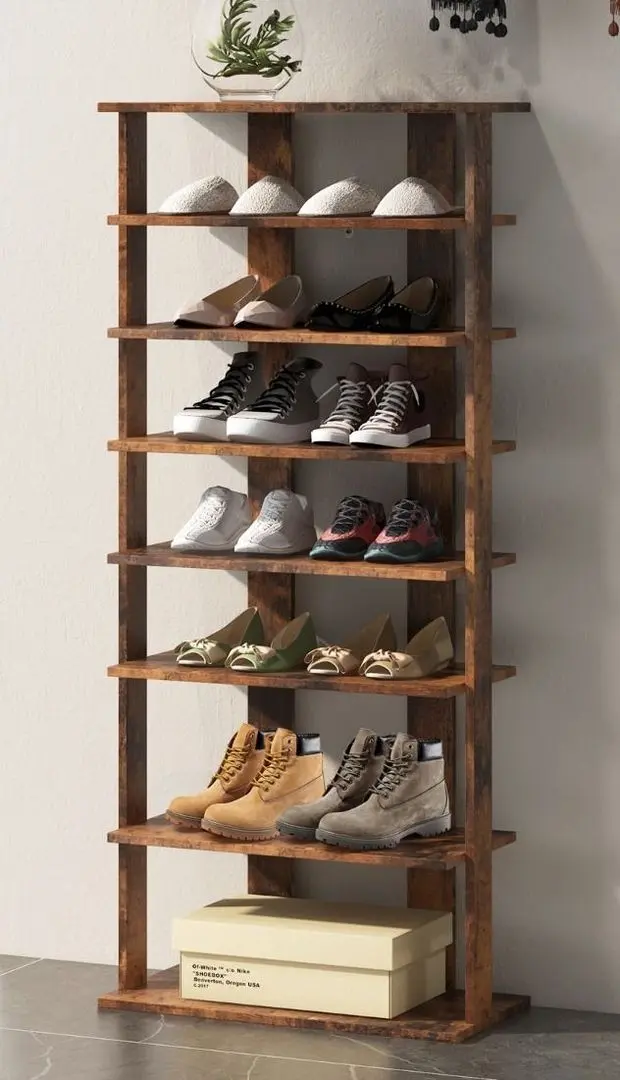 Etajera pentru incaltaminte Costway JZ10125CF (Rustic Brown)