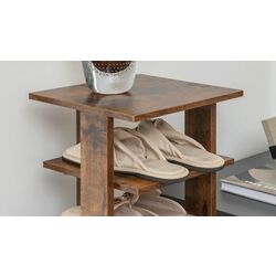 Стеллаж для обуви Costway JZ10140CF (Rustic Brown) Thumb