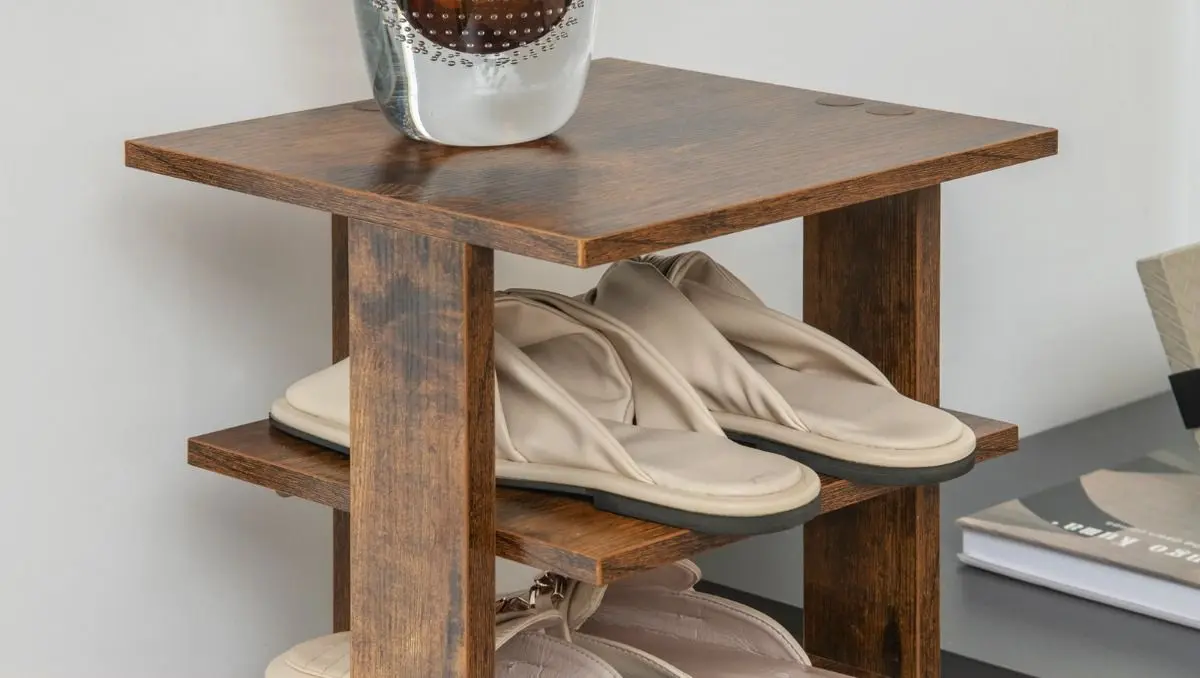 Стеллаж для обуви Costway JZ10140CF (Rustic Brown)