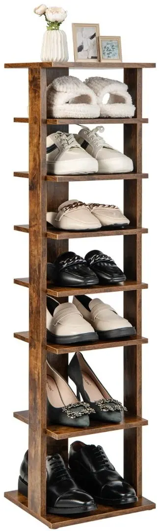 Стеллаж для обуви Costway JZ10140CF (Rustic Brown)