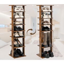 Стеллаж для обуви Costway JZ10140CF (Rustic Brown) Thumb