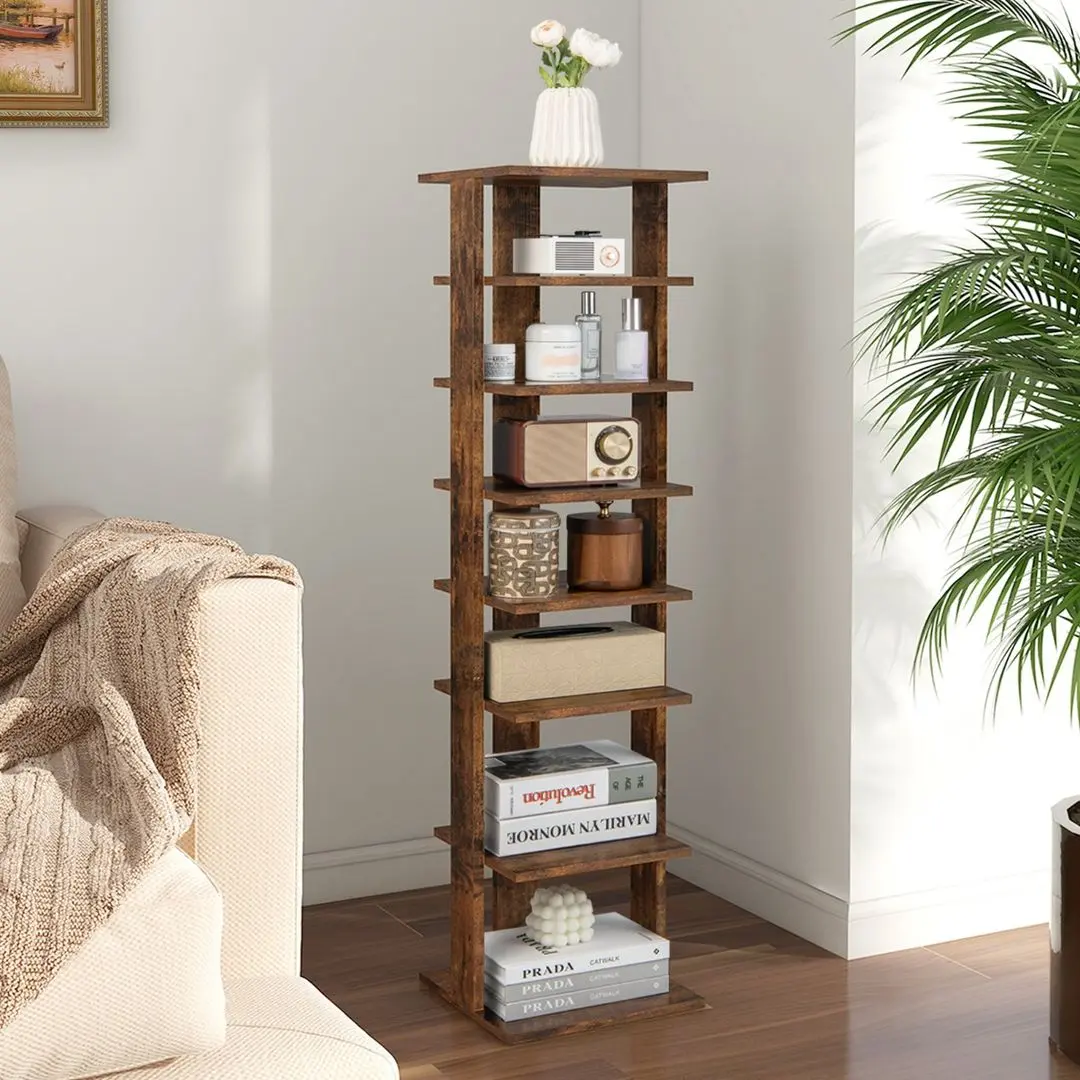 Стеллаж для обуви Costway JZ10140CF (Rustic Brown)