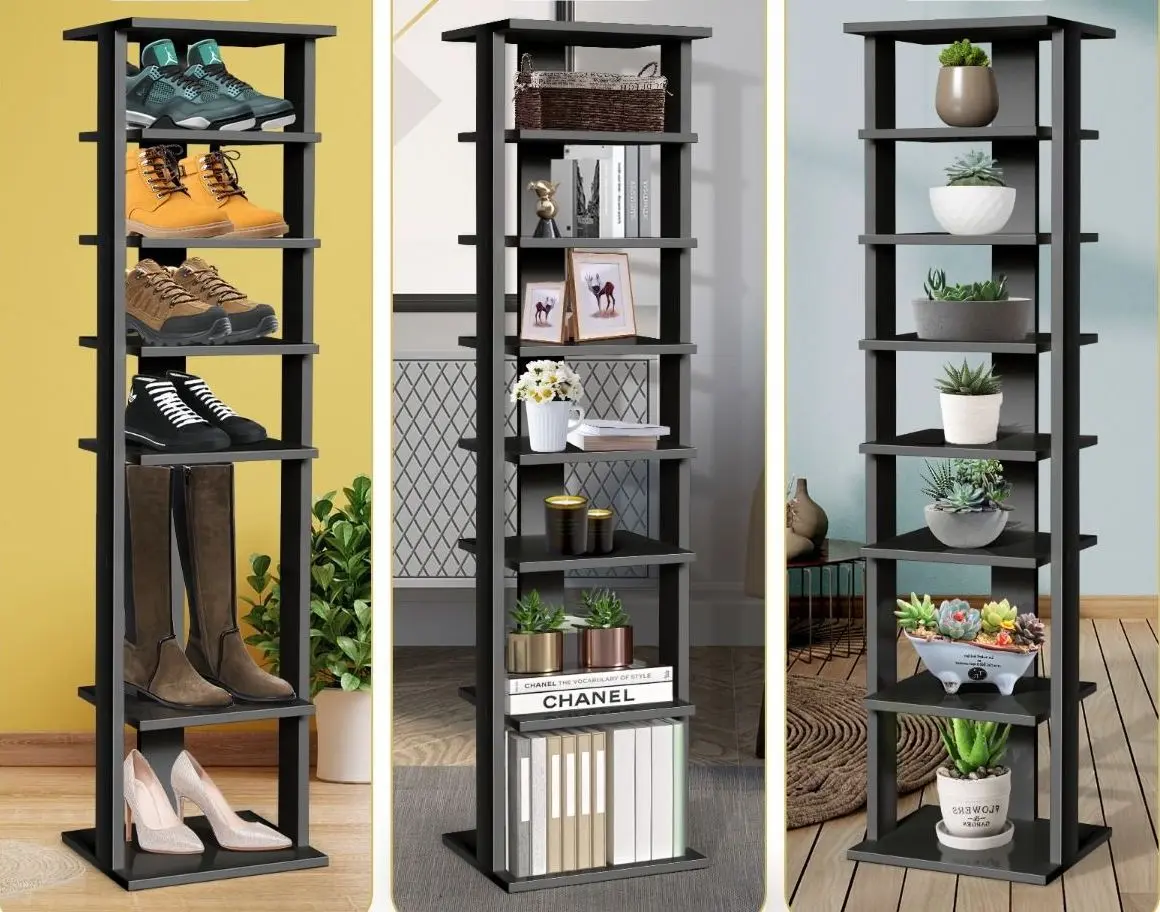 Etajera pentru incaltaminte Costway JZ10140DK (Black)