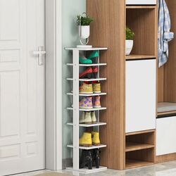 Стеллаж для обуви Costway JZ10140WH (White) Thumb