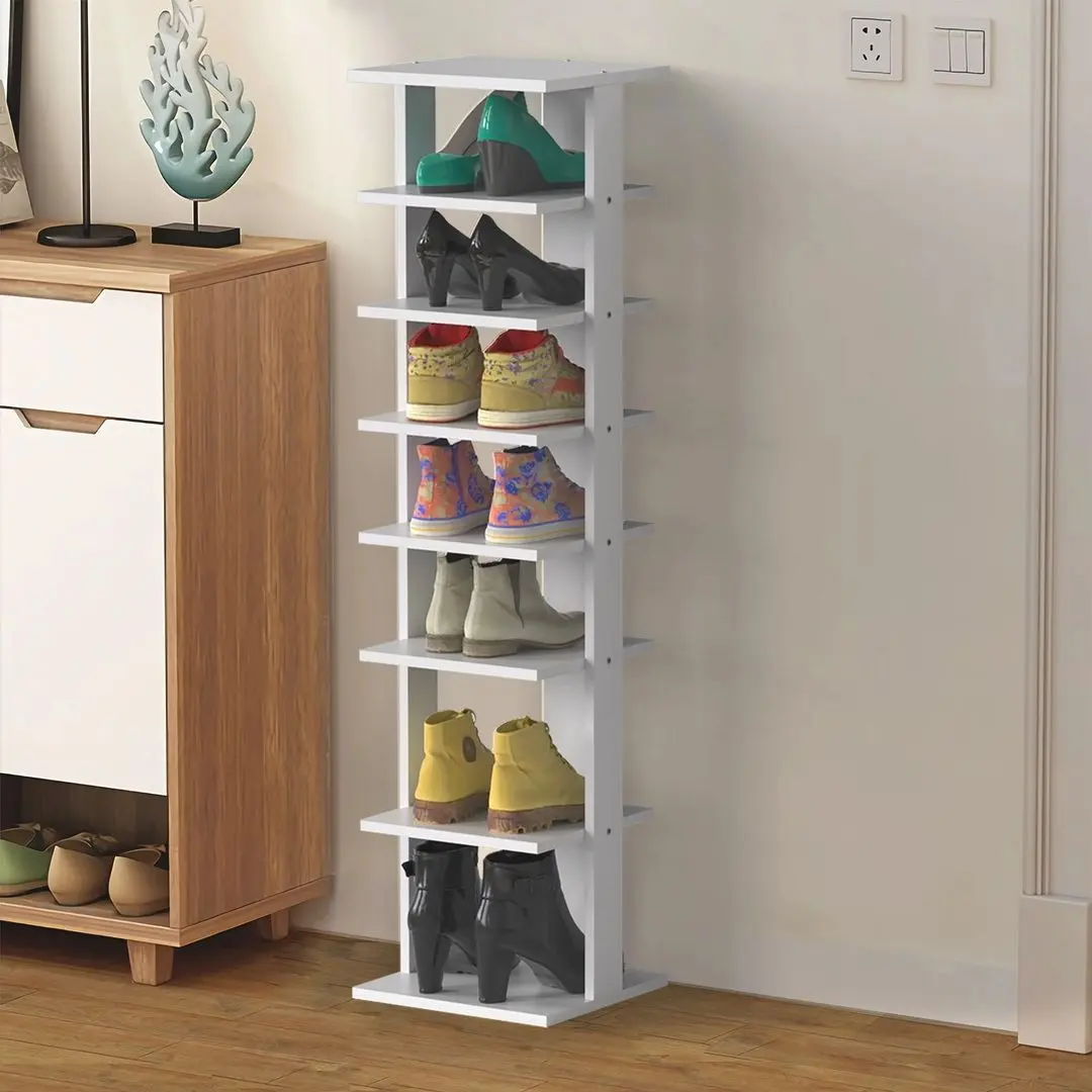 Стеллаж для обуви Costway JZ10140WH (White) - 3