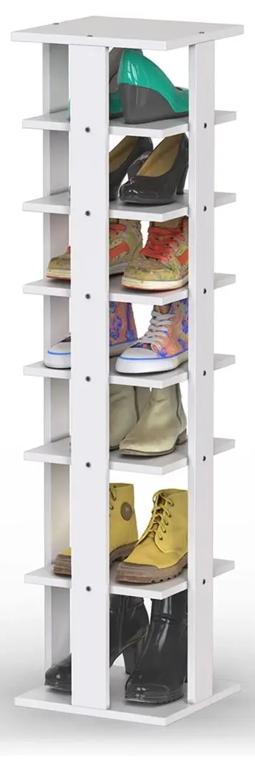 Стеллаж для обуви Costway JZ10140WH (White) - 6