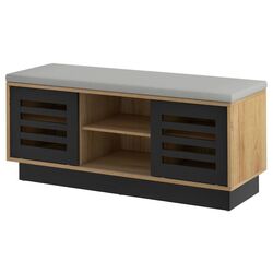 Tumba-bancheta pentru incaltaminte Costway JV10885CF (Natural) Thumb