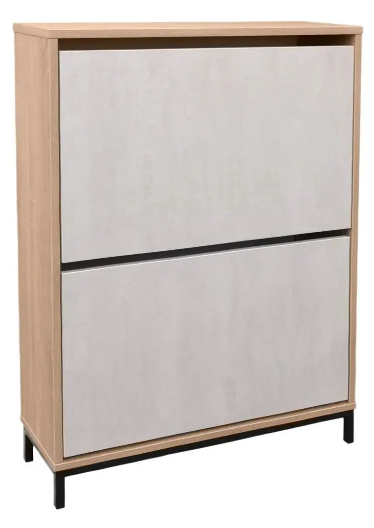 Tumba pentru incaltaminte DP 2S 80x110 (White/Wood)