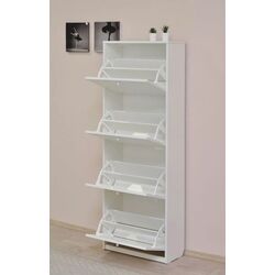 Tumba pentru incaltaminte Fabrik Home 4D 600 (Ash White) Thumb