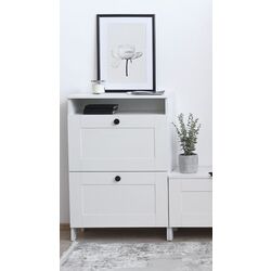 Тумба для обуви Fabrik Home Mezzo 2Д (Белый Ясень) Thumb