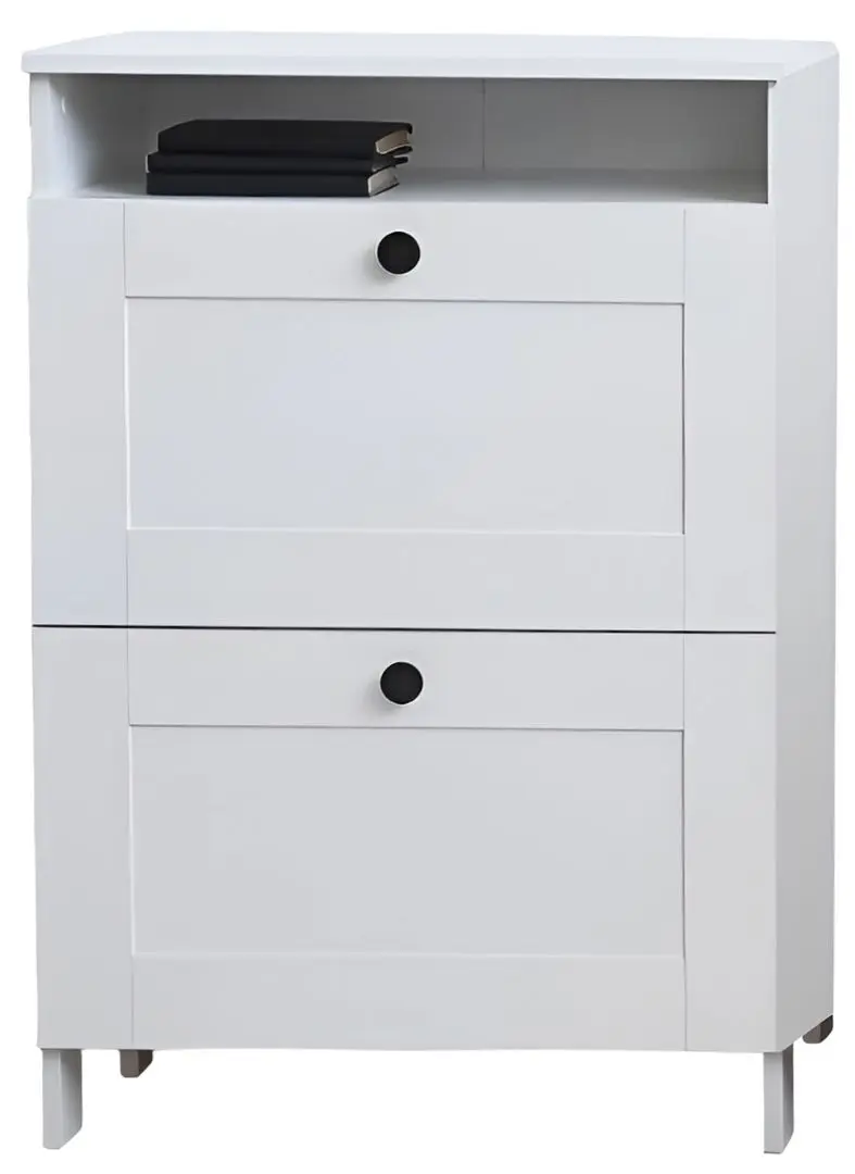 Тумба для обуви Fabrik Home Mezzo 2Д (Белый Ясень)