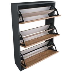 Tumba pentru incaltaminte Bofigo 3D (Anthracite/Pine) Thumb