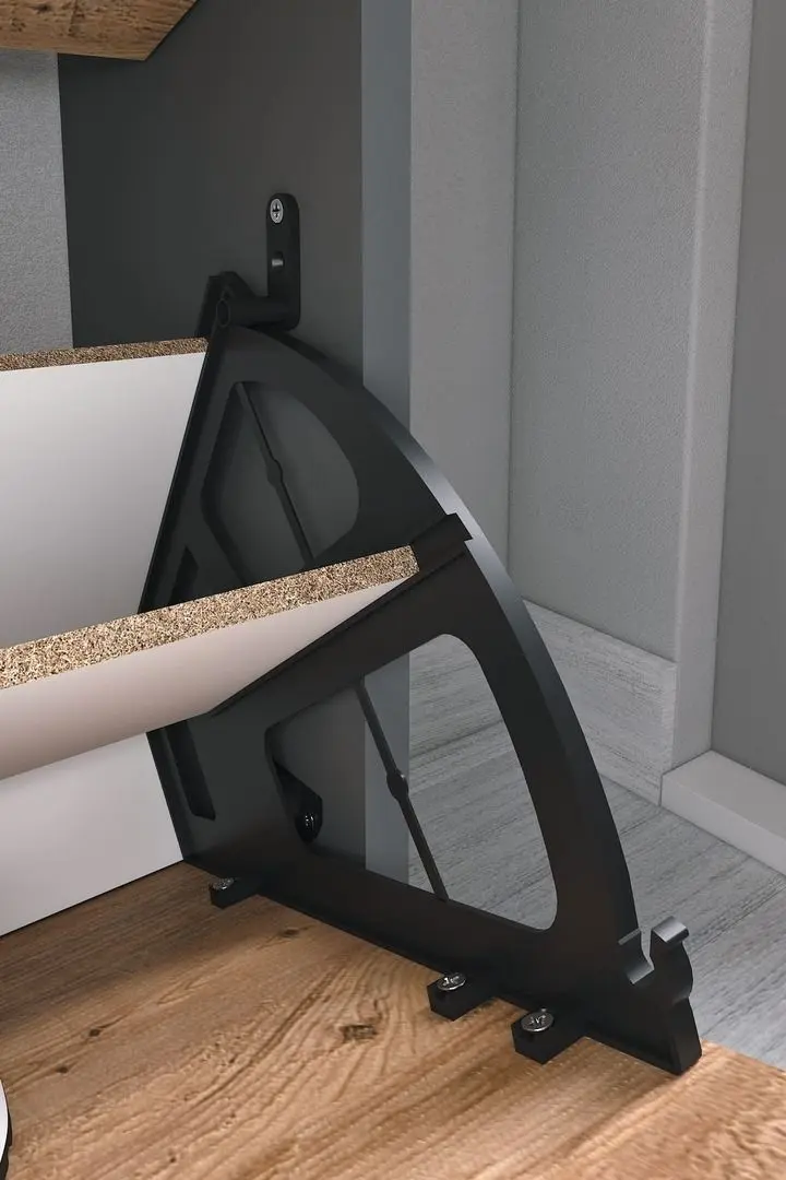 Tumba pentru incaltaminte Bofigo 3D (Anthracite/Pine)