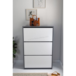 Тумба для обуви Fabulous 3D (Anthracite/White)