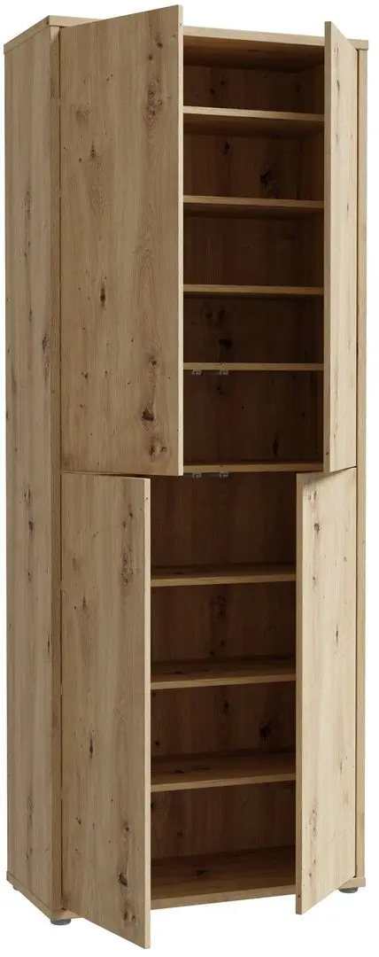 Шкаф для обуви Fortuna Agness 74.5x191.9x34.9 (Artisan Oak) - 7