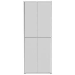 Dulap pentru incaltaminte Fortuna Agness 74.5x191.9x34.9 (Light Grey) Thumb