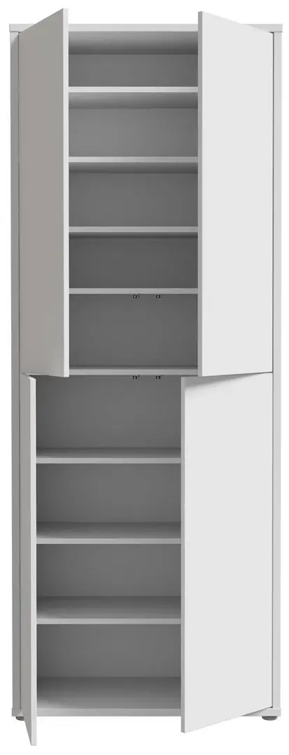 Dulap pentru incaltaminte Fortuna Agness 74.5x191.9x34.9 (Light Grey) - 6