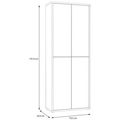 Шкаф для обуви Fortuna Agness 74.5x191.9x34.9 (Mint Green) Thumb