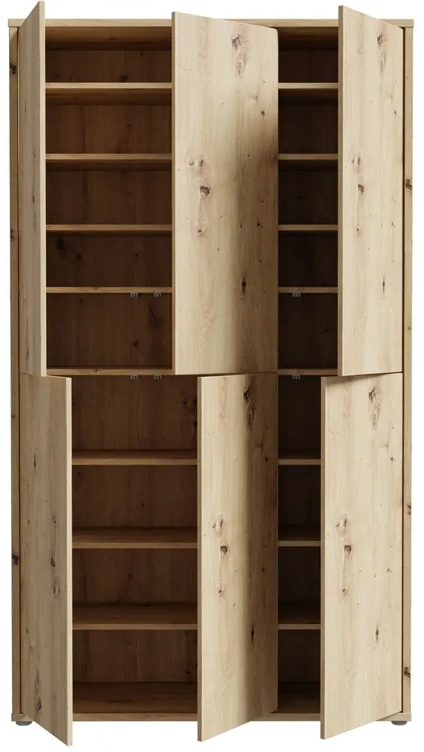 Шкаф для обуви Fortuna Agness 109.2x191.9x34.9 (Artisan Oak) - 6