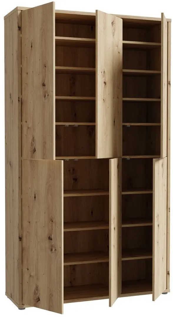 Шкаф для обуви Fortuna Agness 109.2x191.9x34.9 (Artisan Oak) - 7