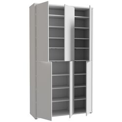 Шкаф для обуви Fortuna Agness 109.2x191.9x34.9 (Light Grey) Thumb