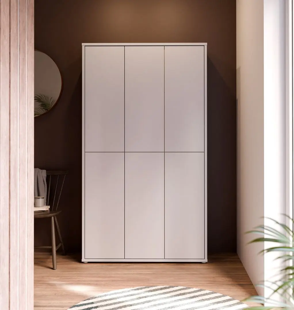 Шкаф для обуви Fortuna Agness 109.2x191.9x34.9 (Light Grey)