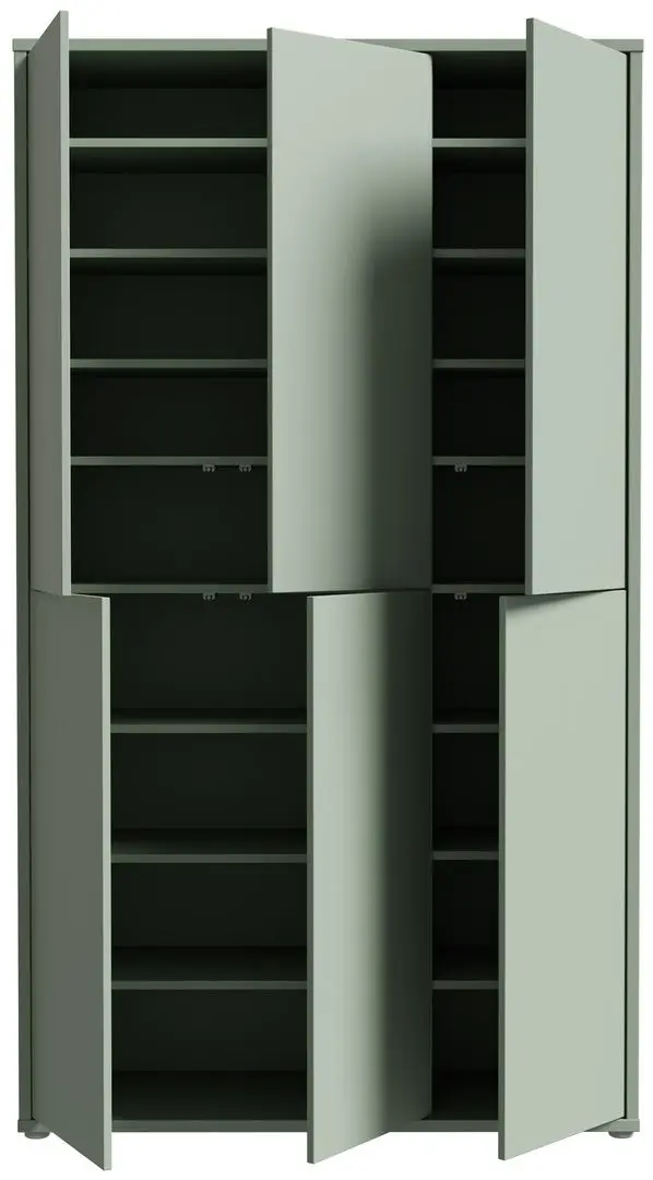 Dulap pentru incaltaminte Fortuna Agness 109.2x191.9x34.9 (Mint Green) - 6