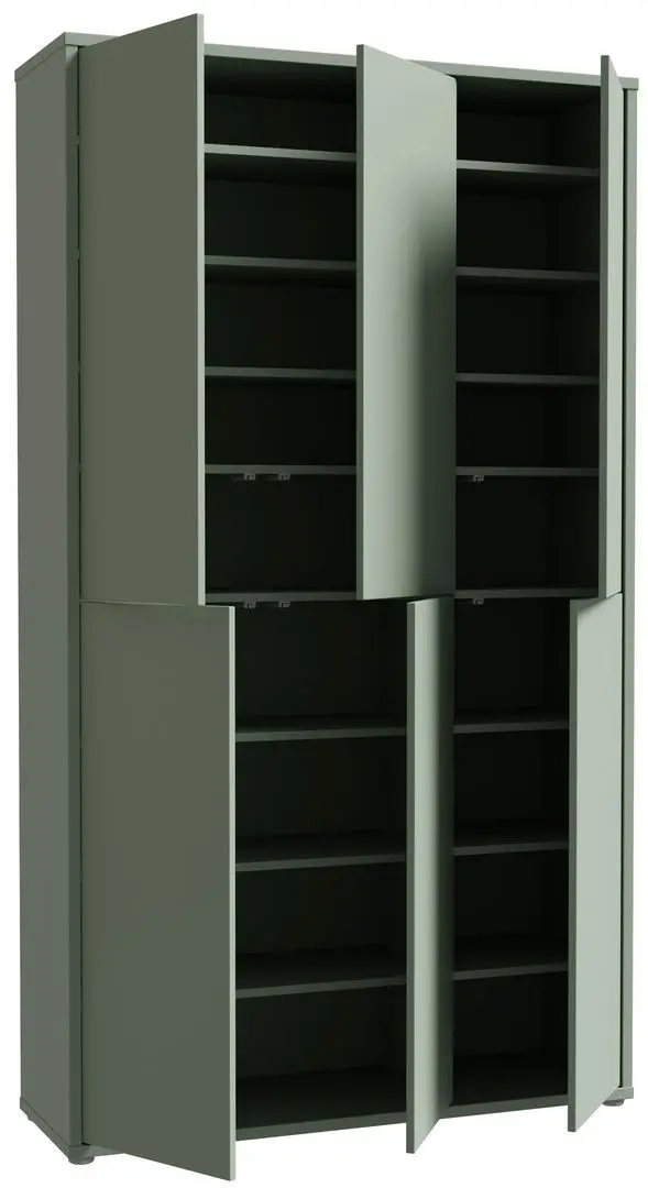 Dulap pentru incaltaminte Fortuna Agness 109.2x191.9x34.9 (Mint Green) - 7