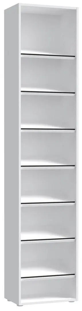 Стеллаж для обуви Fortuna Constantin 45x207.6x29.6 (White/Black Matt) - 2