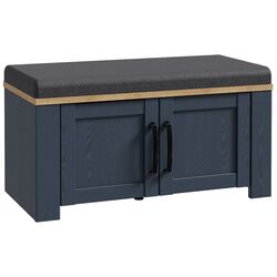 Tumba pentru incaltaminte Fortuna Brigitta 86.5x45.7x42 (Blue Oak/Riviera Oak/Grey) Thumb