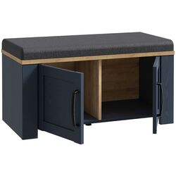 Tumba pentru incaltaminte Fortuna Brigitta 86.5x45.7x42 (Blue Oak/Riviera Oak/Grey) Thumb