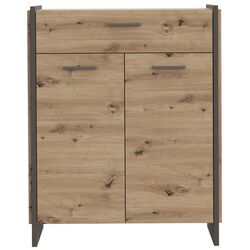 Тумба для обуви Fortuna Osstin 87.1x108.5x41.2 (Artisan Oak/Grey) Thumb