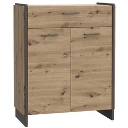 Тумба для обуви Fortuna Osstin 87.1x108.5x41.2 (Artisan Oak/Grey) Thumb