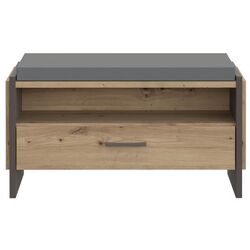 Тумба-банкетка для обуви Fortuna Osstin 87.1x48x41.3 (Artisan Oak/Grey/Anthracite) Thumb