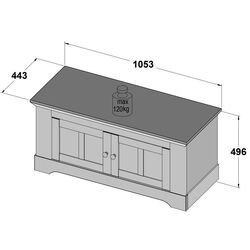 Тумба для обуви Fortuna Tanya 105.3x49.6x44.3 (White Oak/Nelson Oak) Thumb