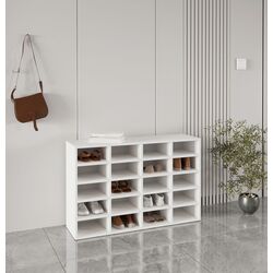 Etajera pentru incaltaminte Haaus Tisso 20 rafturi 104x68 cm (White)