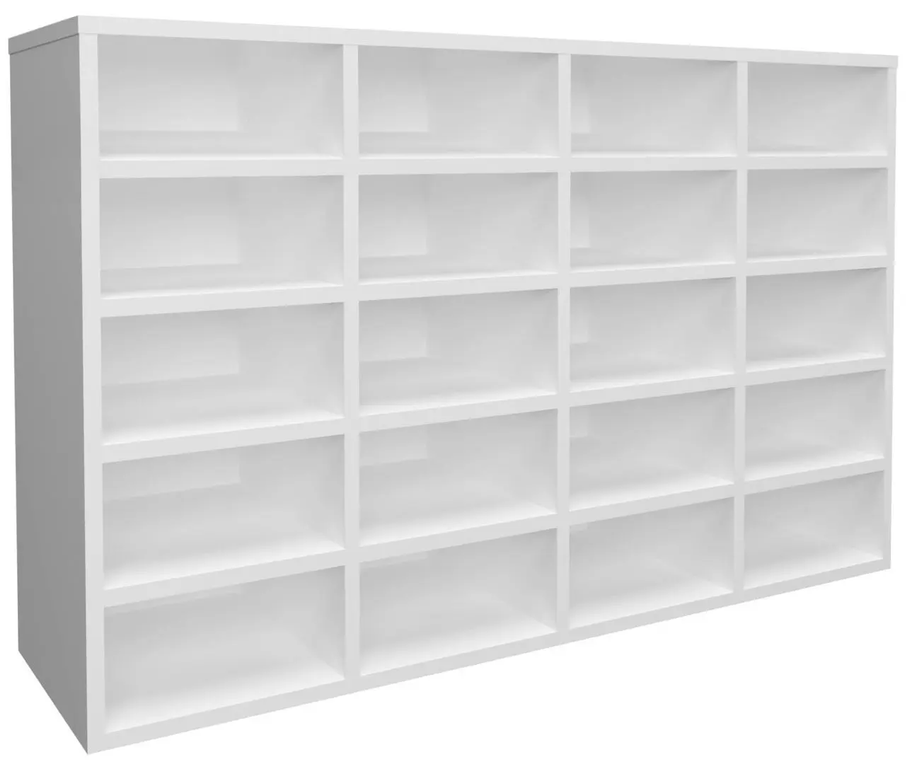 Etajera pentru incaltaminte Haaus Tisso 20 rafturi 104x68 cm (White)