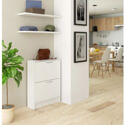 Tumba pentru incaltaminte Haaus Rin 2D (White)