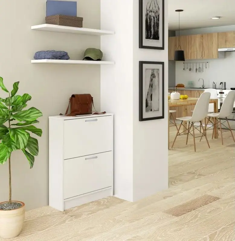 Tumba pentru incaltaminte Haaus Rin 2D (White)